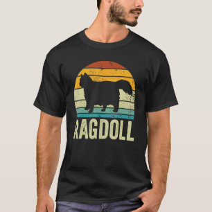 Camiseta Gato Gato Gato Mamá Gatito Papi Padre Padre Retro 