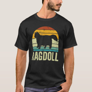 Camiseta Gato Gato Gato Mamá Gatito Papi Padre Padre Retro 