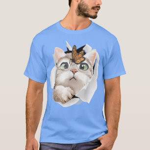 Camiseta Gato, Gato Naranja T, Ropa Torta De Gato, Gatito 