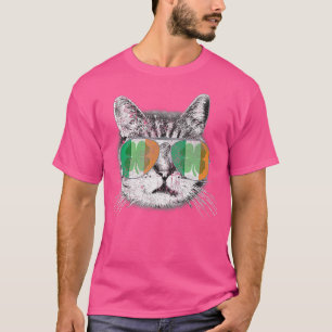 Camiseta Gato Gato Shamrock St Patricks Day Saint Paddys