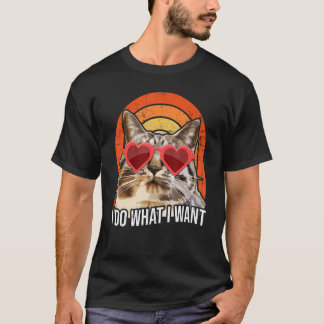 Camiseta Gato Gato Tee Dueño de gato Gato