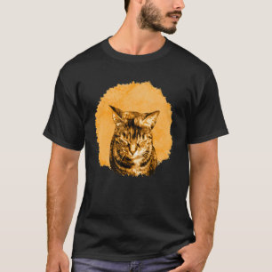 Camiseta gato gatos gatito maullar tigre popart 1