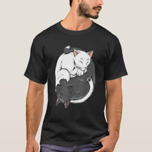 Camiseta Gato Gatos Yin Yang