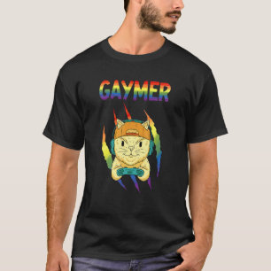 Camiseta Gato Gaymer Orgullo Lgbtq+