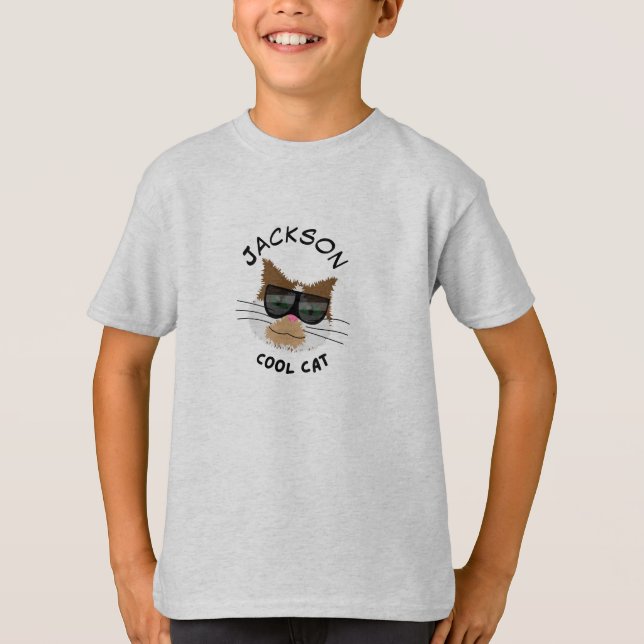 Camiseta Gato Genial (Anverso)