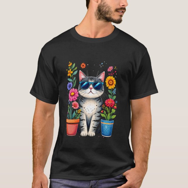 Camiseta Gato genial (Anverso)