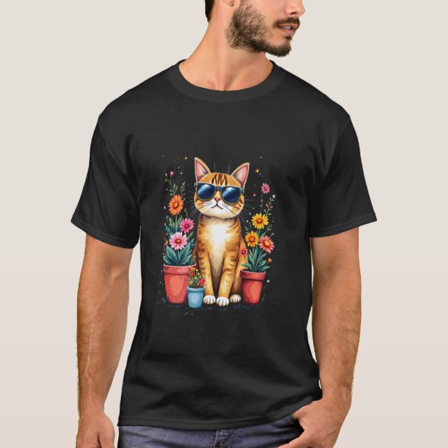 Camiseta Gato genial (Anverso)