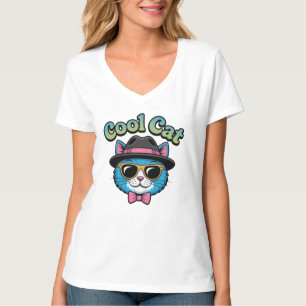 Camiseta Gato genial elegante