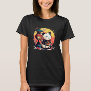 Camiseta Gato genial para Meneki Neko