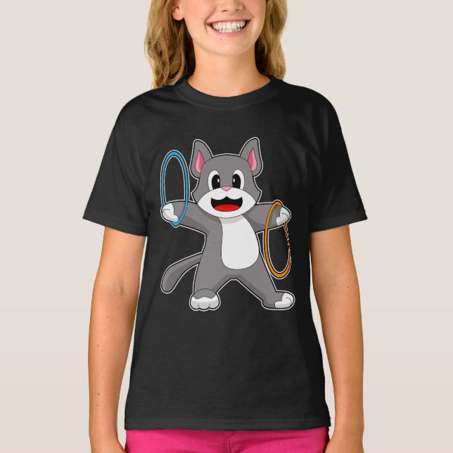 Camiseta Gato Gimnasia Deportes (Anverso)