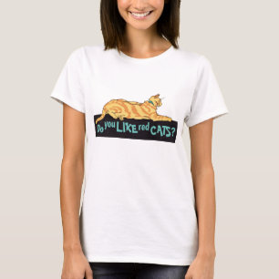 Camiseta Gato Ginger Striped, ¿Te Gustan Los Gatos Rojos?
