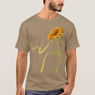 Camiseta Gato Girasol Para Gato Amante Gato Madre Gato Muje