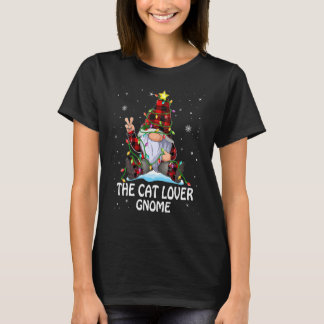Camiseta Gato Gnomo Búfalo Cuadros Coincidente Árbol de Nav
