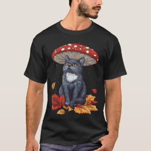 Camiseta Gato Goblincore Estético Escondiéndose Debajo de H