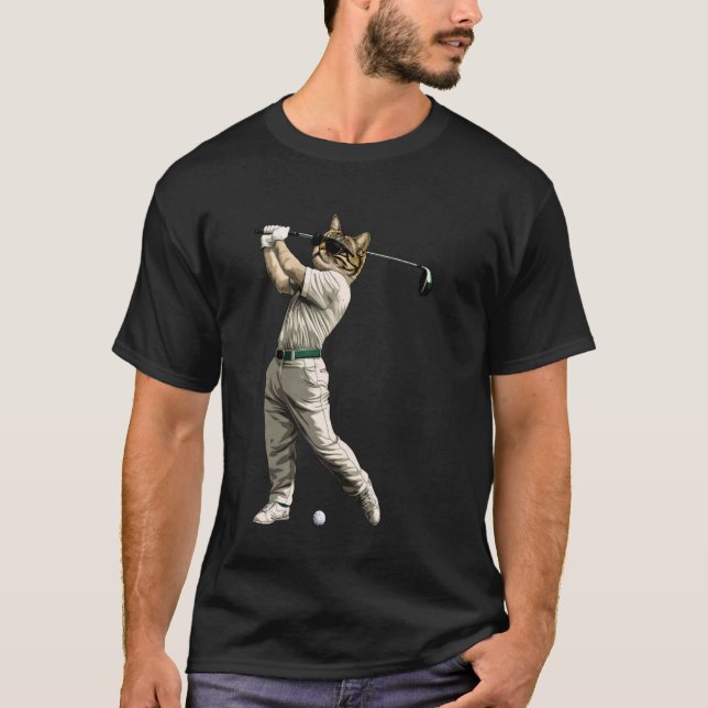 Camiseta Gato Golfista (Anverso)