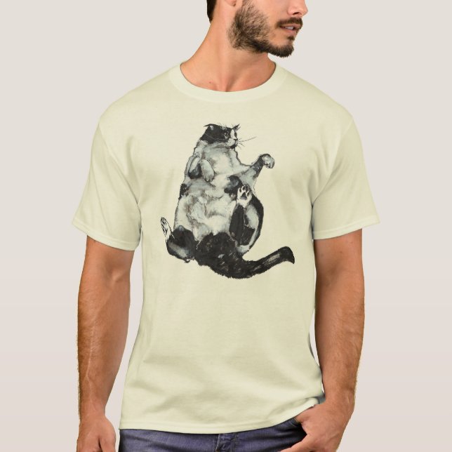 Camiseta gato gordo (Anverso)