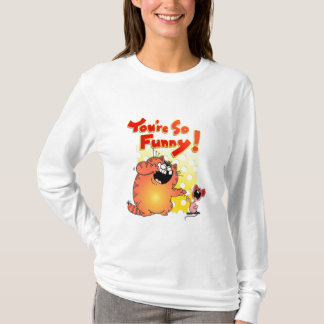 Camiseta Gato gordo divertido del dibujo animado + Gato