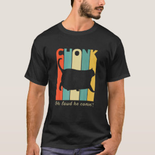 Camiseta Gato Gordo Oh Señor Él Viene  Gato Gordo