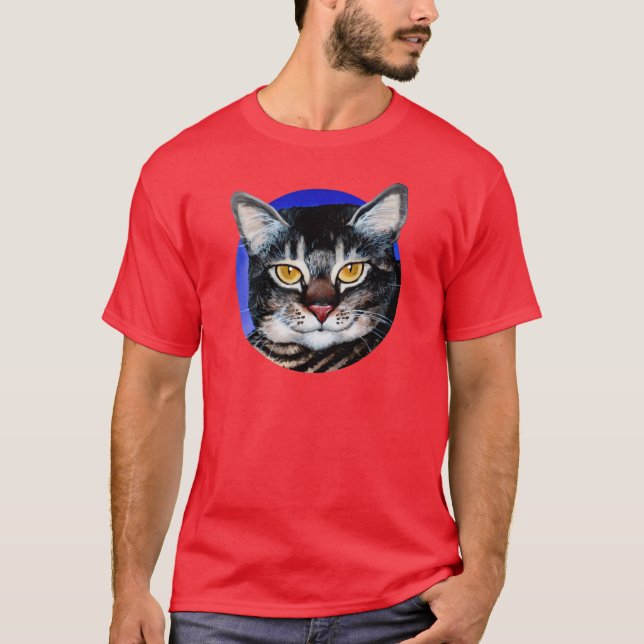Camiseta Gato gordo pintado (Anverso)