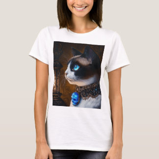 Camiseta Gato Gótico Snowshoe