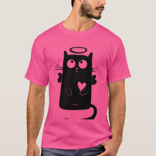 Camiseta gato gracioso