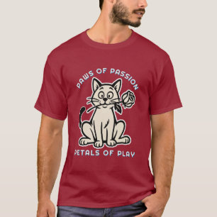 Camiseta gato gracioso