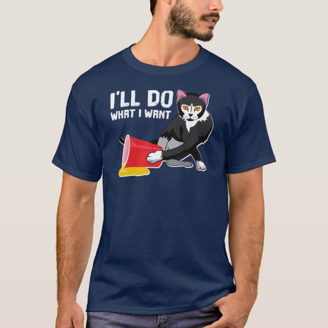 Camiseta Gato gracioso (Anverso)