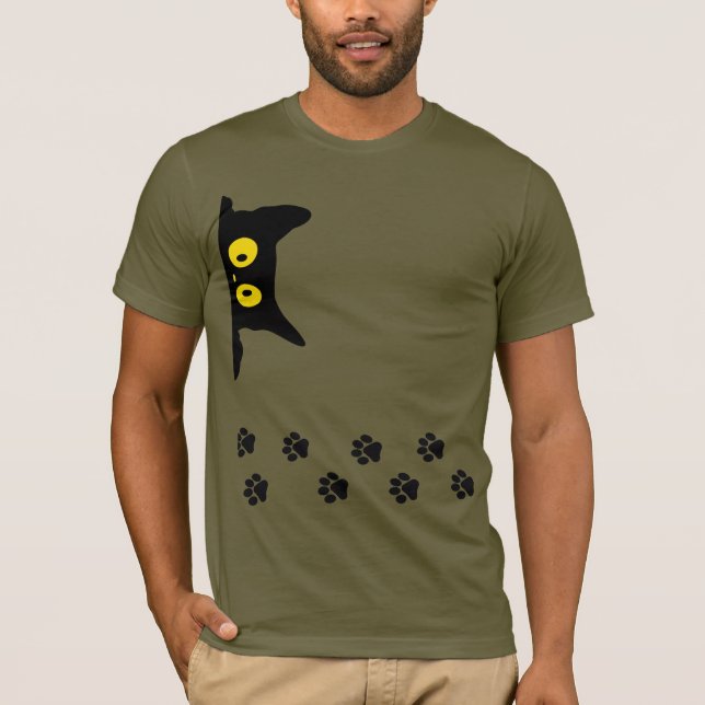 Camiseta gato gracioso (Anverso)