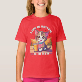 Camiseta gato gracioso
