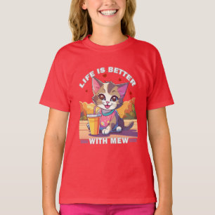 Camiseta gato gracioso