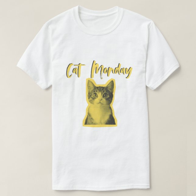 Camiseta Gato gracioso (Diseño del anverso)
