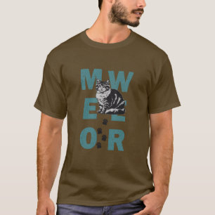 Camiseta gato gracioso