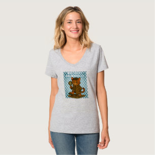 Camiseta gato gracioso