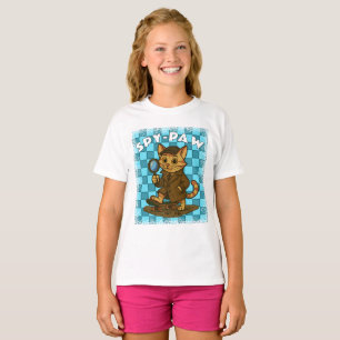 Camiseta gato gracioso