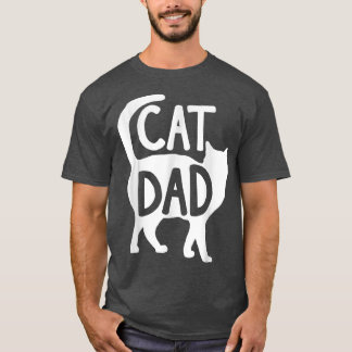 Camiseta Gato gracioso ama al gato papá gatito día del padr