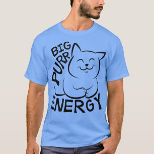 Camiseta Gato gracioso, amantes de los gatos de energía de 