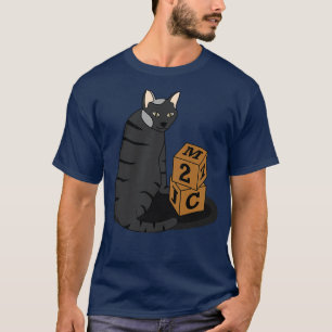 Camiseta Gato gracioso con cubos