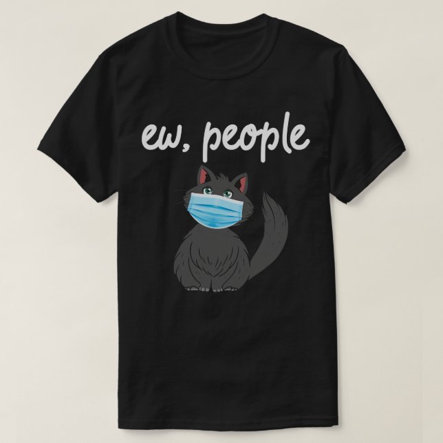 Camiseta Gato gracioso de Ew People (Diseño del anverso)