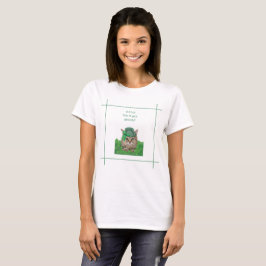 Camiseta Gato gracioso en el Día de San Patricio