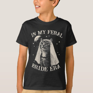 Camiseta Gato gracioso en mi novia de compromiso en la era