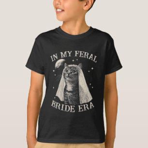 Camiseta Gato gracioso en mi novia de compromiso en la era 