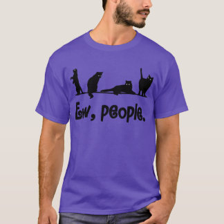 Camiseta Gato Gracioso Ew Gente Meowy Gato Amantes Hombres