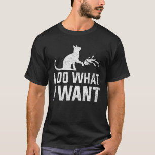 Camiseta Gato gracioso - Hago Lo Que Quiero Con Mi Gato
