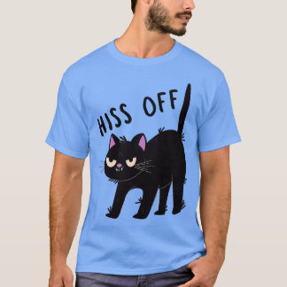 Camiseta gato gracioso Hiss Off Men Women