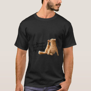 Camiseta Gato gracioso meme cly meme muy deprimente