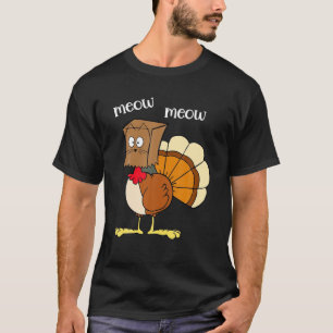 Camiseta Gato gracioso miente Turquía falsa familia de acci