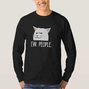 Camiseta Gato Gracioso Ojo Gato Gente Amar Gatos Pullover