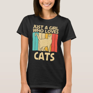 Camiseta Gato Gracioso Para Chicas Mujeres Gato Mascota Ani