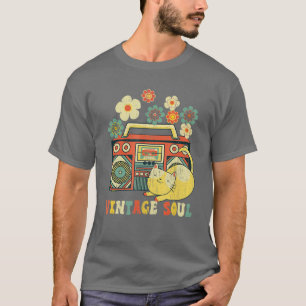 Camiseta Gato gracioso para Chicas - Soul Flo de flor silve