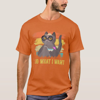 Camiseta Gato gracioso para la abuela, abuelo hago lo que q